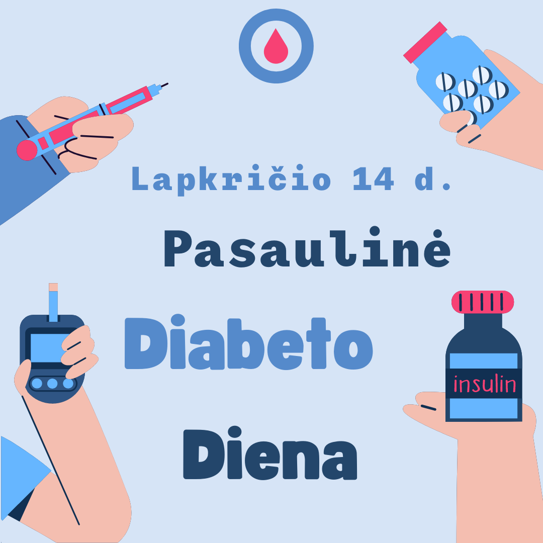 Lapkričio 14-oji – Pasaulinė diabeto diena